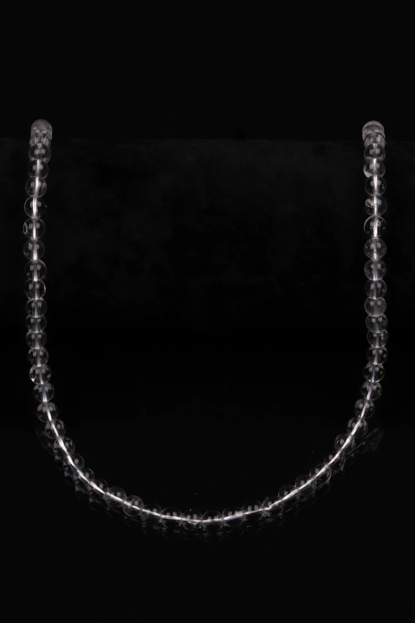 Kristal Kuvars ( A Kalite ) Doğal Taş Dizi 6 mm Küre Kesim - Resim 2