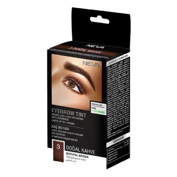 Neva Kaş Boyası Eyebrow Tınt Doğal Kahve 15 Ml