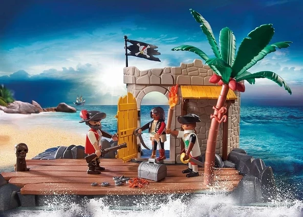 Playmobil 70979 Korsan Adası koleksiyon ürünleri karışımı ve eşleştirme figürleri, eğlenceli yaratıcı rol yapma, oyun se - 2
