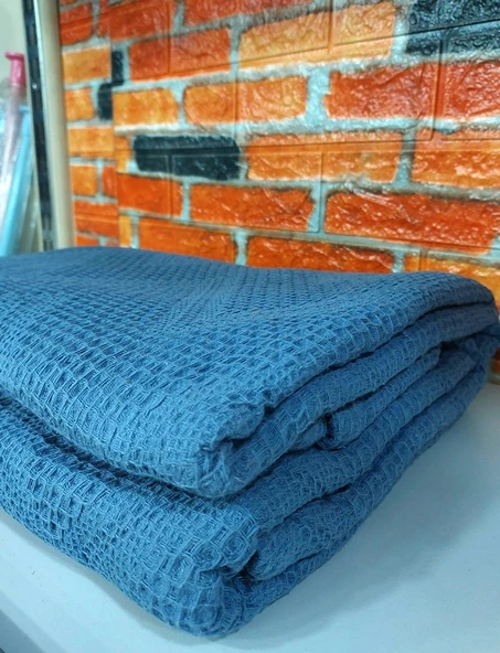 TOPTAN 10 Adet Şaheser %100 Pamuk Çift Kişilik Pike 240x220 (Tek Pike)-Karışık Renkli - 10