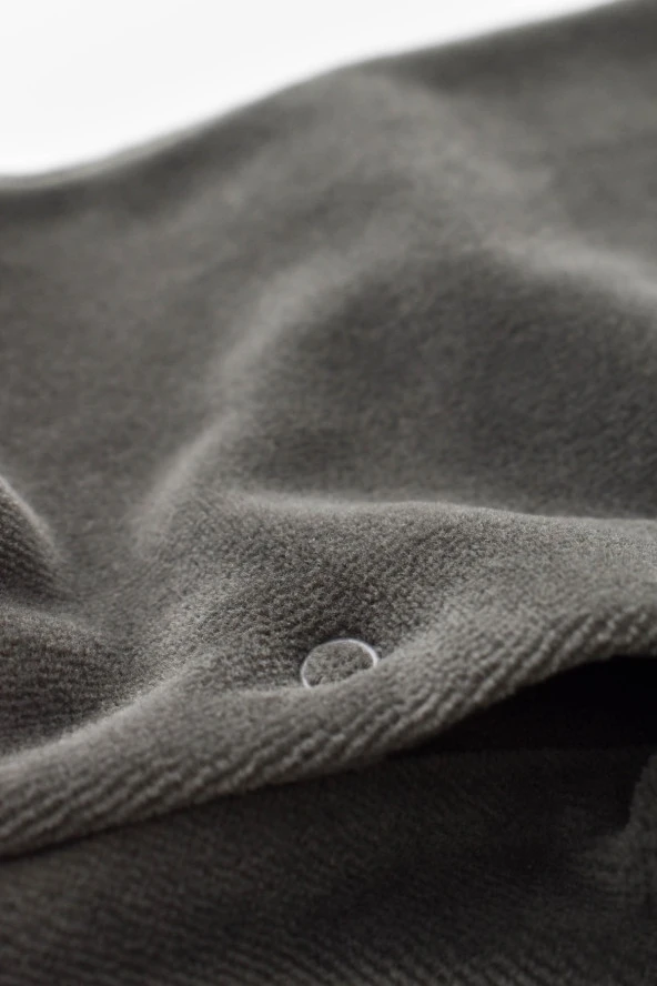 Bebek Star Kadife Patikli Tulum, %80 Organik Pamuk & %20 Polyester, Bebek ve Yenidoğan Serisi - CSYK6011 - 5