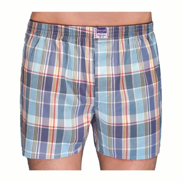 5 Adet Berrak Erkek Havlu Kemer Poplin Boxer Short 1070