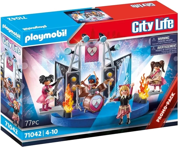 Playmobil 71042 Müzik Grubu Paketi - 1