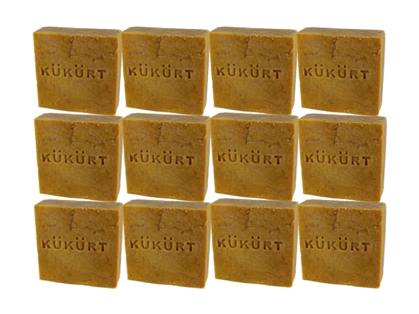 Kükürtlü Doğal Üretim Sabun 12 Adet ürün görseli 1