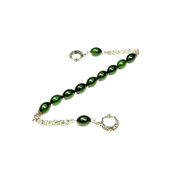 Beyzi Model 8-11mm Hareli Sıkma Kehribar Zaza Tesbih ürün görseli