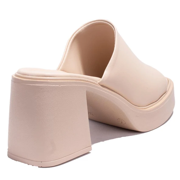 Dagoster DZA07-890201C Ten Spor Topuklu Kadın Terlik - 4