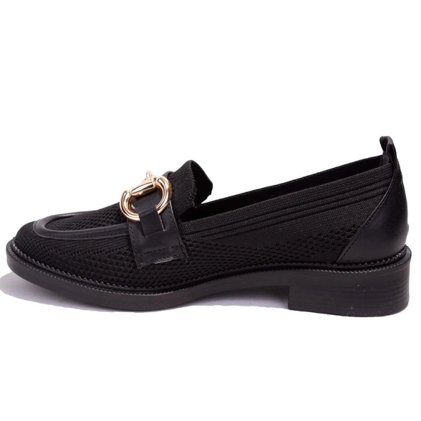 Dagoster DZA07-5572205C Siyah Triko Günlük Kadın Ayakkabı - 3