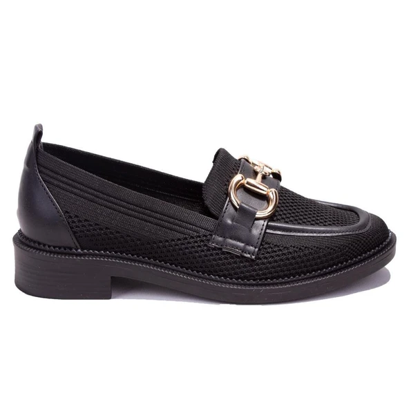 Dagoster DZA07-5572205C Siyah Triko Günlük Kadın Ayakkabı - 2