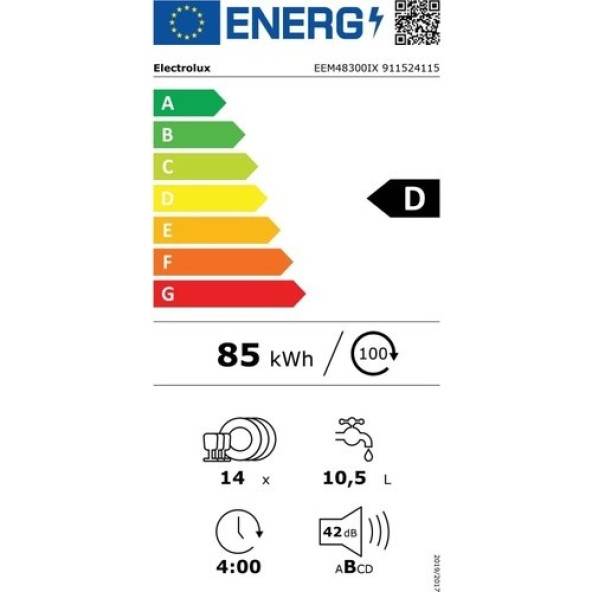 Electrolux ESA47210SW 8 Programlı Bulaşık Makinesi - 5