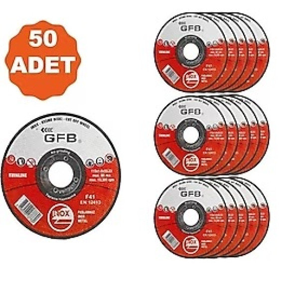Gfb Metal Kesici Taş 115X1 Inox Kesme Taşı (50 Adet) - 2