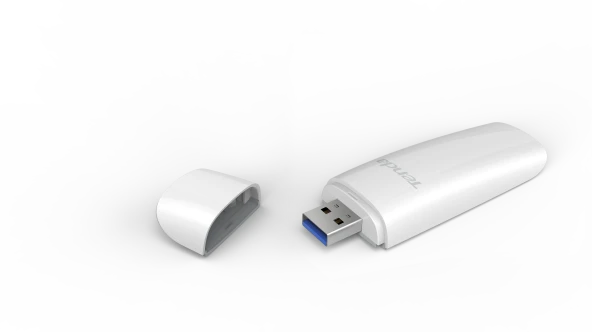 Tenda  u18 ax1800 dual-band usb adaptör wifi6 - Resim 2