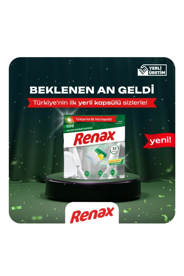 RENAX Bulaşık Makinesi Kapsülü Hepsi Bir Arada 44 Lü - 3