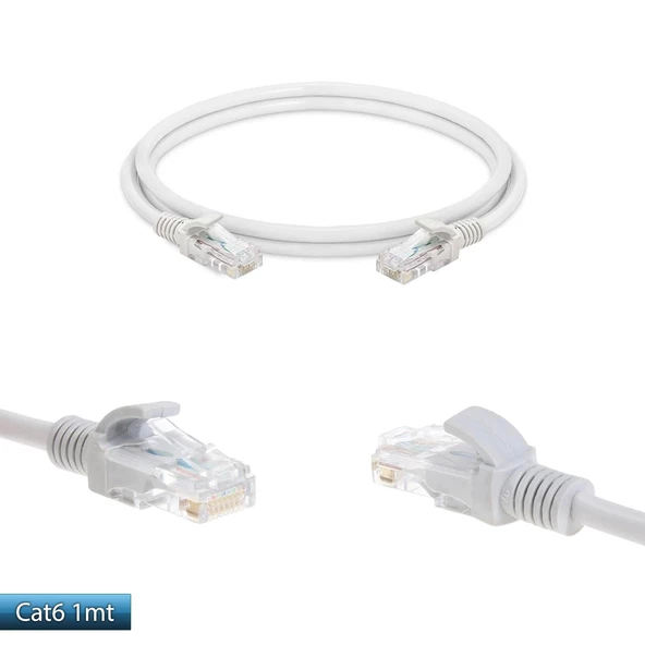 Cat6 Patch Network Ethernet Kablo 1 Metre