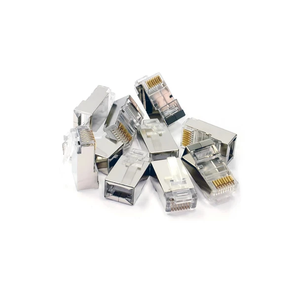 Rj45 Soket Metal Cat7 (25 Adet) S-link Sl-cop7p