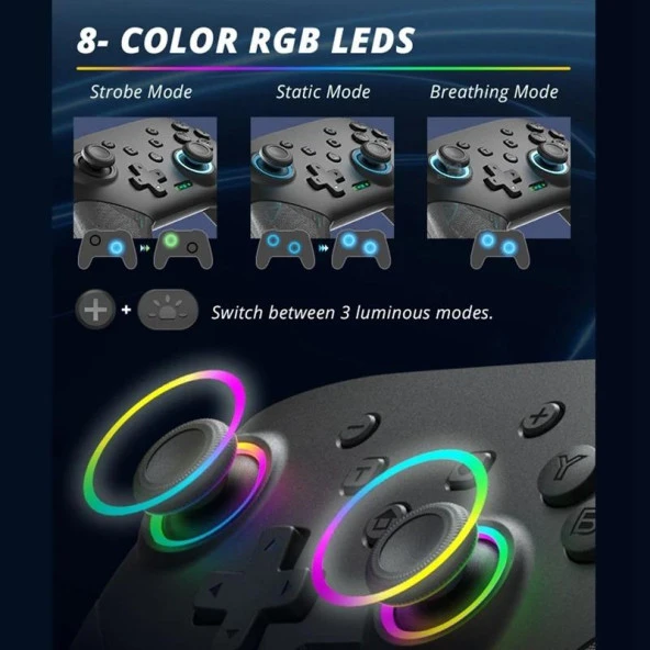 PC Oled Lite N.Switch Uyumlu Joystick Gamepad - 2