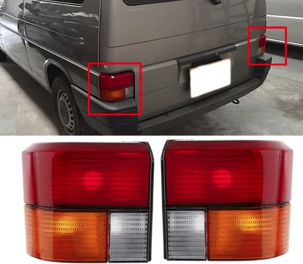 VOLKSWAGEN TRANSPORTER T4 STOP LAMBASI SOL SARI SİNYAL - Resim 7