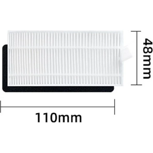 Srfn Ticaret Viomi S9 Uv Robot Süpürge 4'lü Hepa Filtre Seti - Resim 2