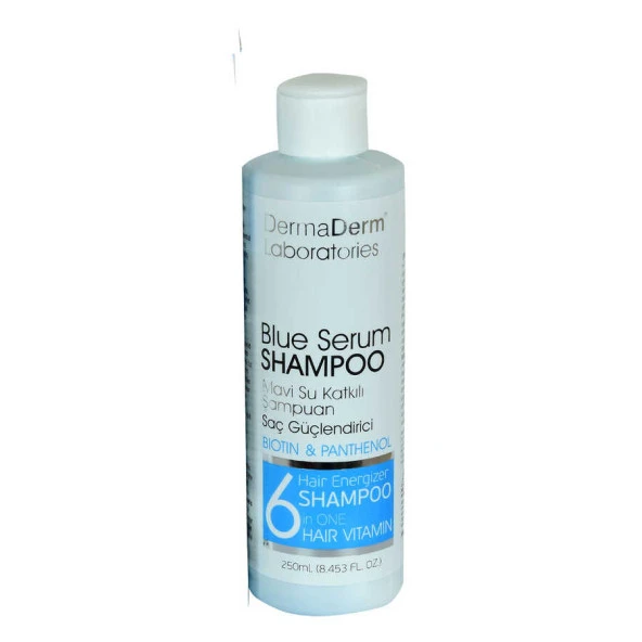 Mavi Serum Şampuanı Saç Güçlendirici (Biotin Panthenol Vitamin E-Keratin) 250 ML