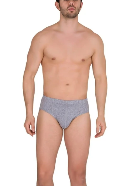 BERRAK 1056 ERKEK SLİP KÜLOT 10 ADET  SİYAH 4XL - Resim 2