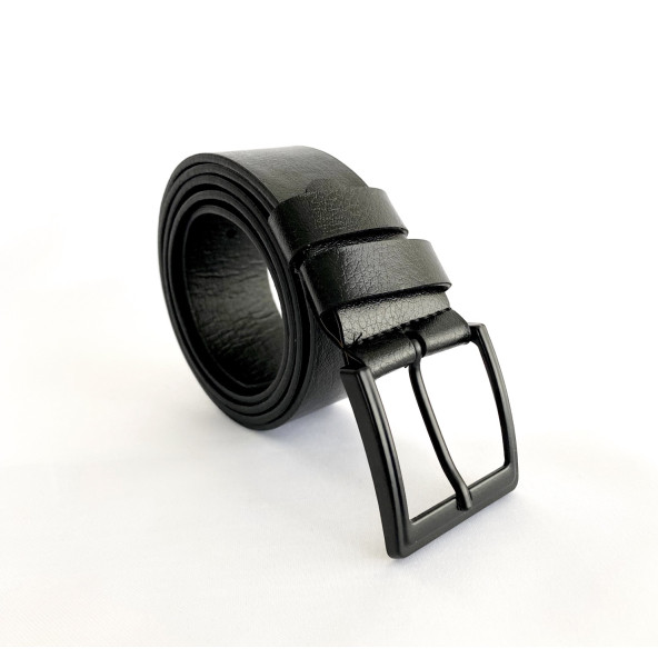 Suni Deri Erkek Spor Siyah Kemer - 3