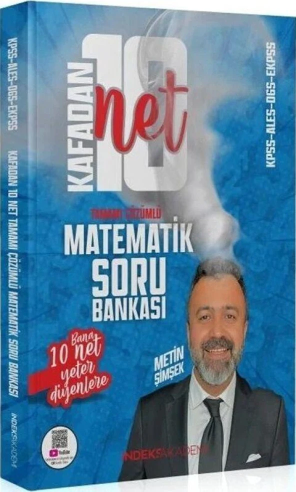 2024 KPSS Matematik Kafadan 10 Net Soru Bankası Çözümlü İndeks Akademi