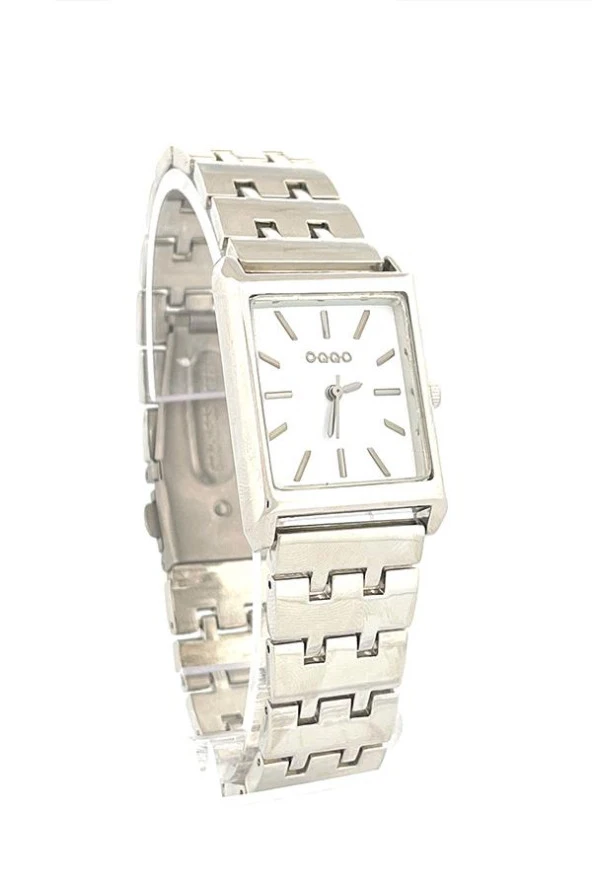 Maria Beyaz Kadran Gümüş Kordon Kadın Kol Saat - 5