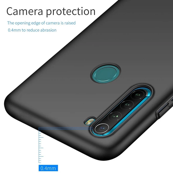 Xiaomi Redmi Note 8 Kamera Çıkıntılı Soft Silikon - 6