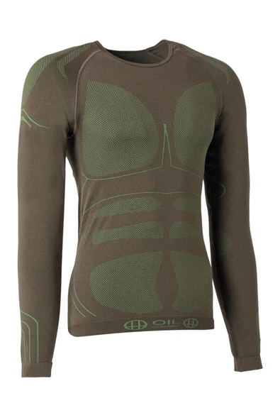 Oıl Company Erkek Dikişsiz Üst Termal İçlik - Resim 3