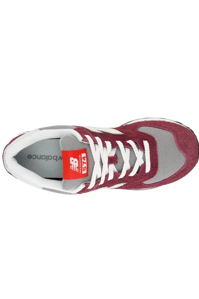 New Balance 574 Lifestyle Unisex Bordo Spor Ayakkabı - 5
