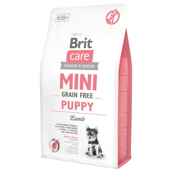 Brit care tahılsız 2kg mini puppy kuzu etli yavru köpek maması ufak ırk yavru köpek maması