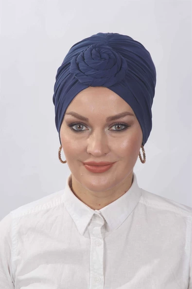 Dolama Hazır Bone  İndigo