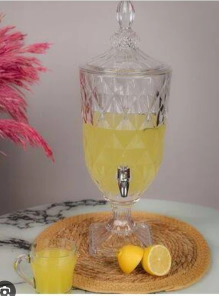 Cam Damacana Sebil, Şerbetlik 3 Litre - 4