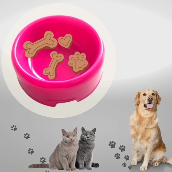 Kedi & Köpek & Tavşan Plastik Mama & Su Kabı - 2