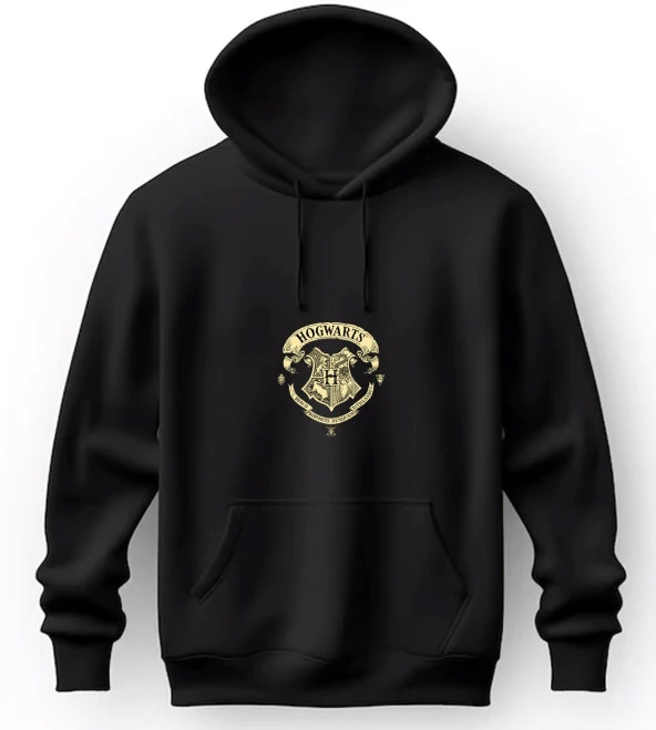 Harry Potter - Hogwarts (Krem) Baskılı Sweatshirt