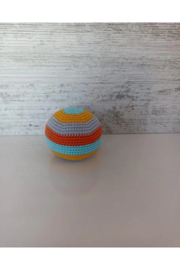 Amigurumi Organik Örgü Çıngıraklı Top