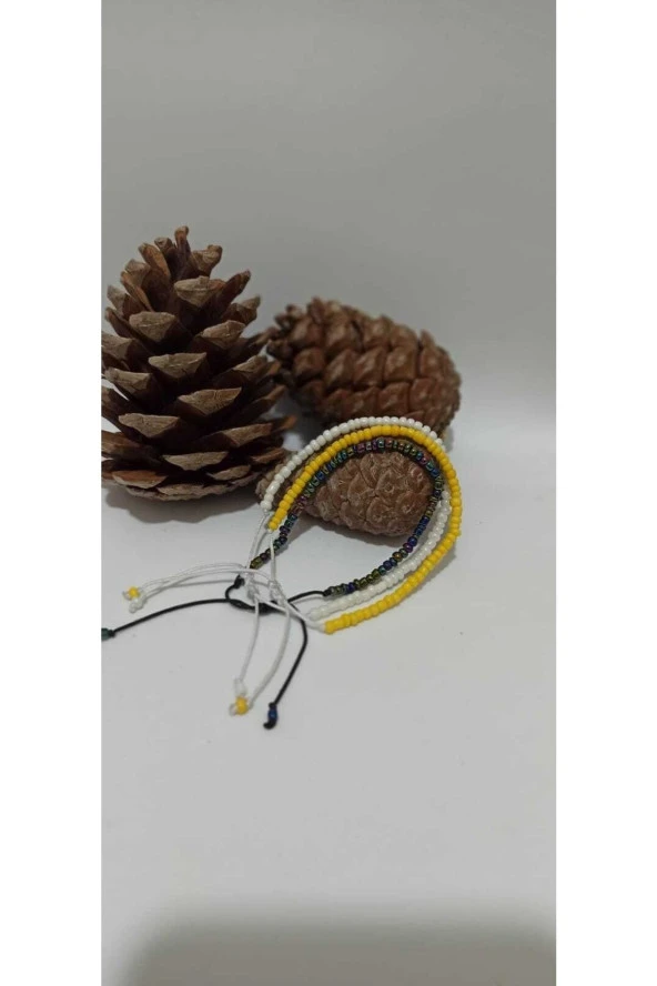 Ayarlanabilir Tasarım 3 lü Şans Bileklik Seti ürün görseli