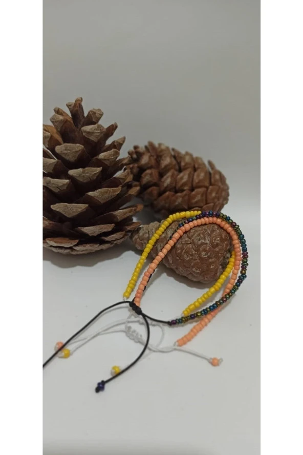 Yeni Trend Her Bileğe Uygun Ayarlanabilir Tasarım 3 Lü Şans Bileklik Seti ürün görseli