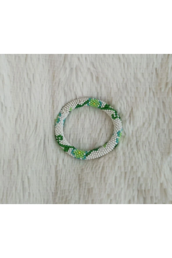 Şık Tasarım Desenli Boncuk Bileklik ürün görseli