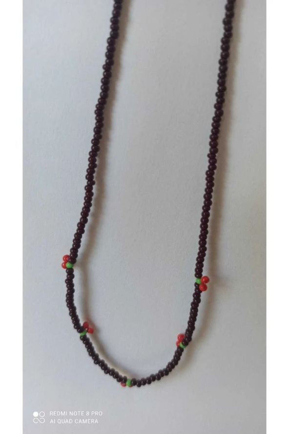 Toptan El Yapımı Trend Kiraz Kolye ürün görseli