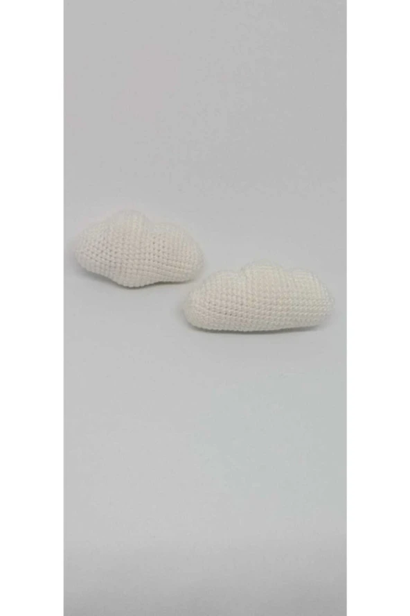Amigurumi Bulut Figürlü Dönence Aksesuarı - 2