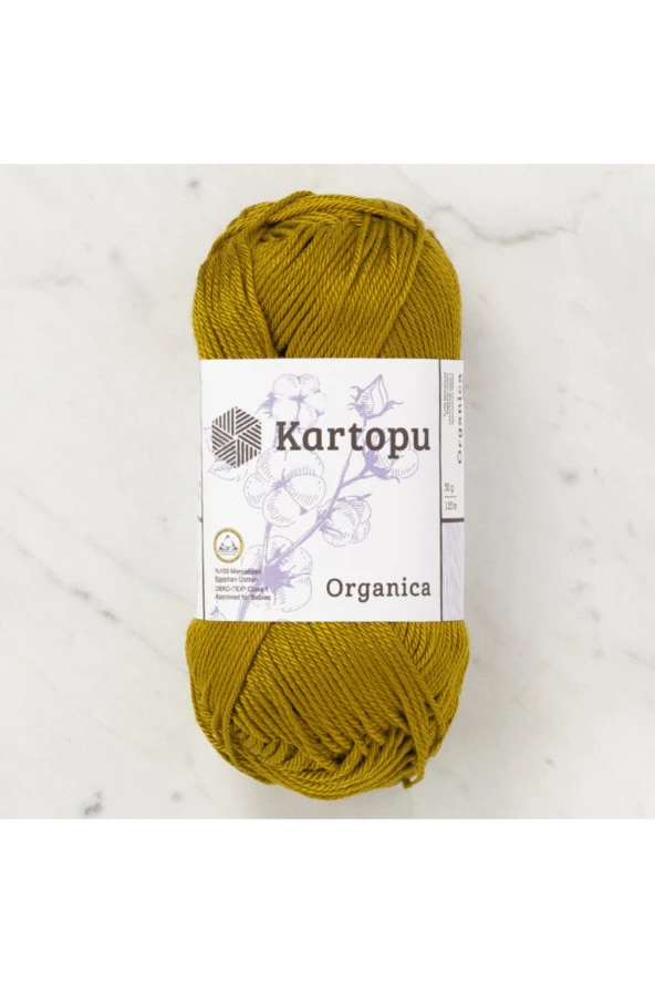 Organica 50gr Koyu Zeytin Yeşili El Örgü Ipi - K1359