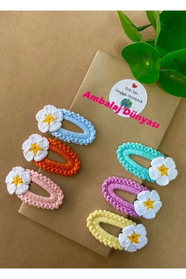 El Yapımı 6 Renk Çıt Çıt Toka Seti - 3