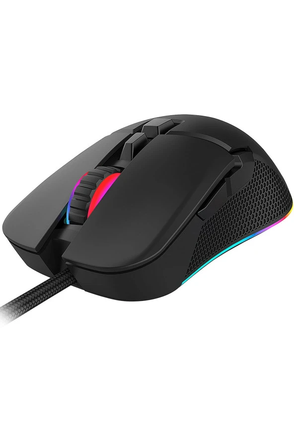 Everest SGM-05 X-Racer 7D Makrolu RGB 6400dpi Optik Gaming Oyuncu Mouse - 5