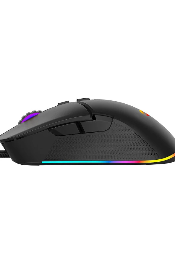 Everest SGM-05 X-Racer 7D Makrolu RGB 6400dpi Optik Gaming Oyuncu Mouse - 6
