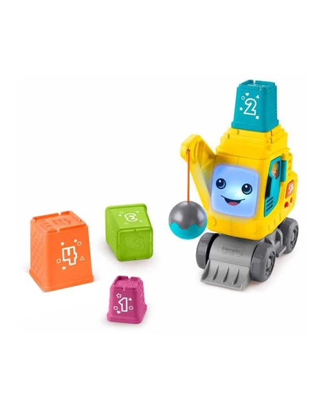 Fisher Price Sesli ve Işıklı Eğitici Vinç HWY62 - 3