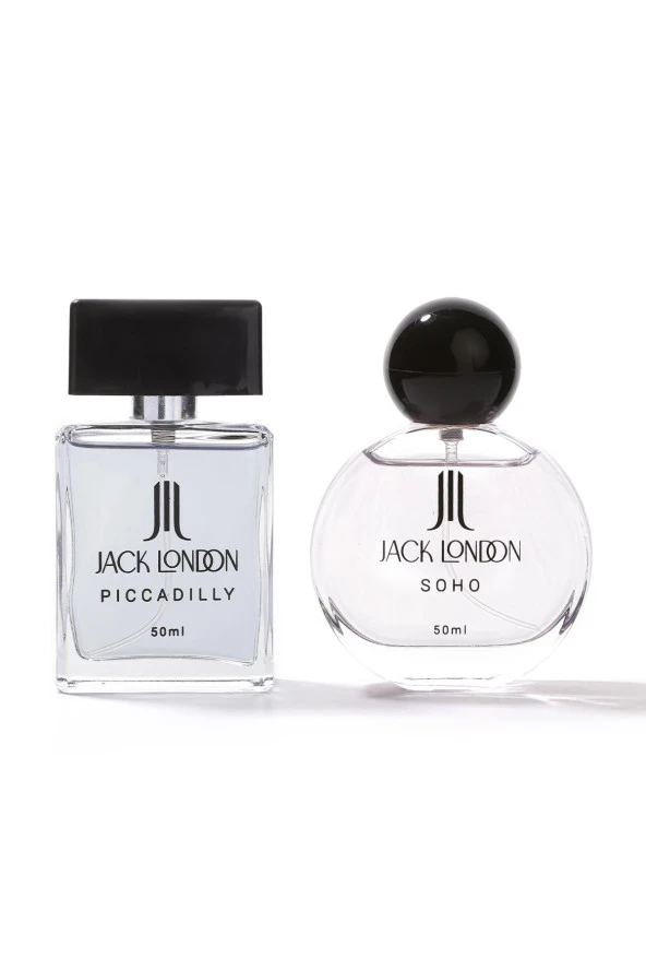 Erkek Parfüm Piccadilly ve Kadın Parfüm Soho, Parfüm Seti EDT 50 ml