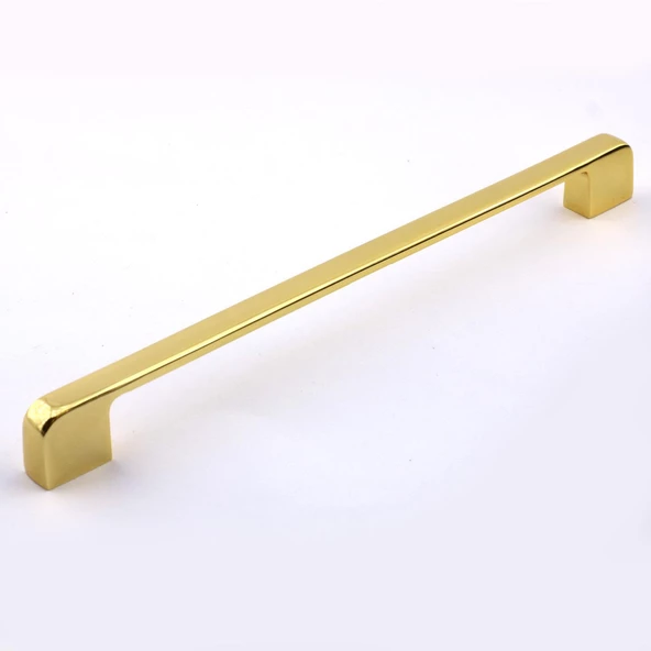 Arel Kulp Mobilya Mutfak Dolabı Çekmece Dolap Kulpları Kapak Kulpu Kulbu Gold Altın 224 Mm Metal - 2