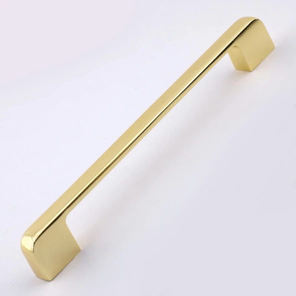 Arel Kulp Mobilya Mutfak Dolabı Çekmece Dolap Kulpları Kapak Kulpu Kulbu Gold Altın 224 Mm Metal - 4