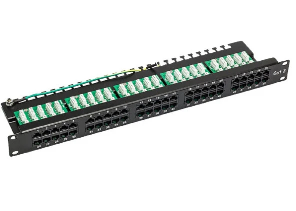 S-link SL-TP50 ISDN CAT3 50 Port Patch Panel