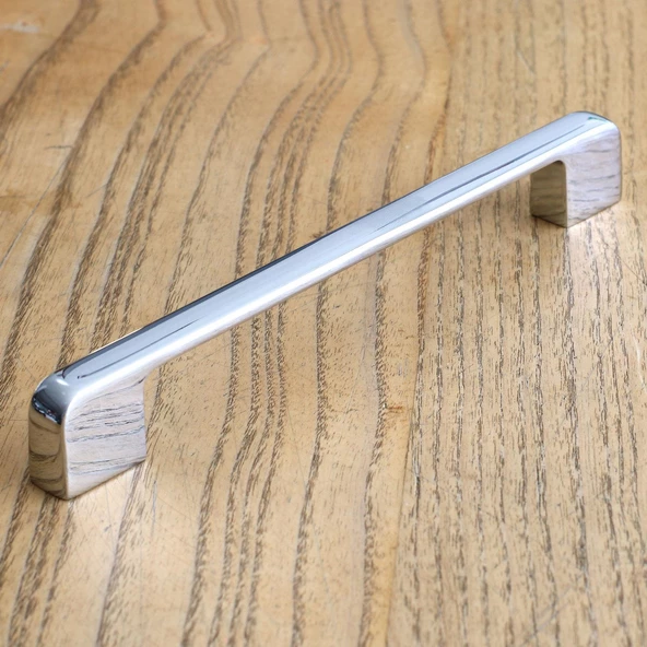 Arel Kulp Mobilya Mutfak Dolabı Çekmece Dolap Kulpları Kapak Kulpu Kulbu Krom Renk 160 mm Metal - 2